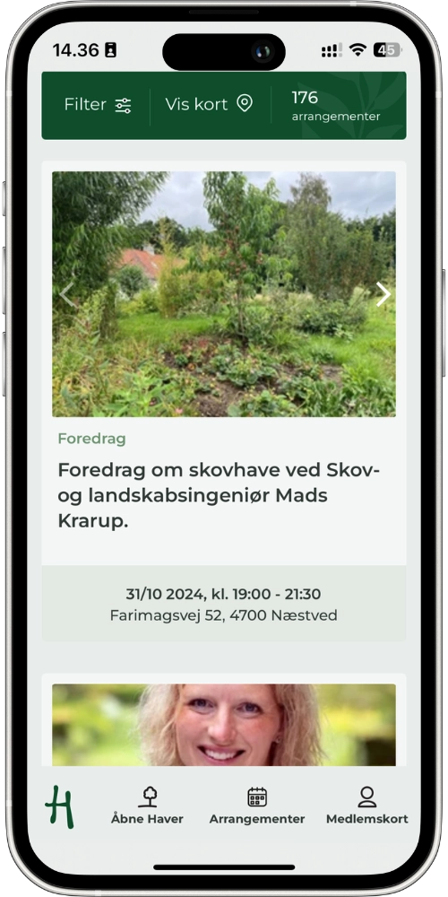 Haveselskabet events list