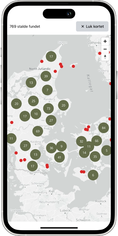 Horsebnb app map view