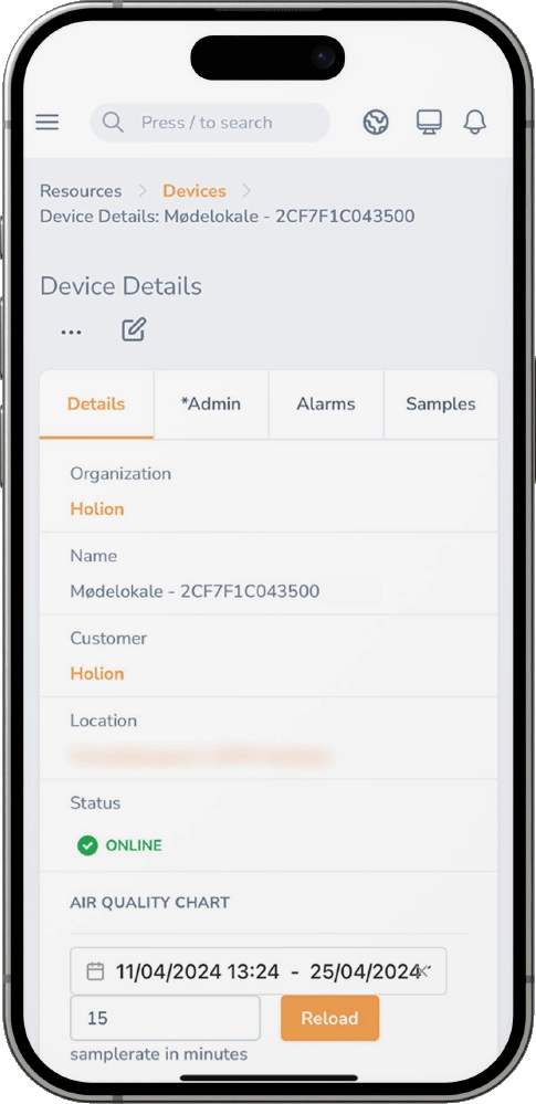 Lindcom eStock app dashboard