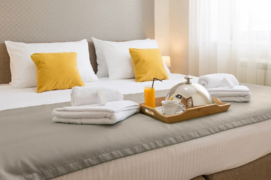 Et lækkert hotelværelse på et spa-ophold.